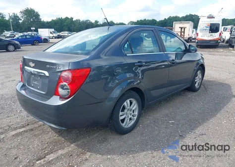 2013 Chevrolet Sonic Lt Auto from USA, damaged, VIN 1G1JC5SH3D4106428